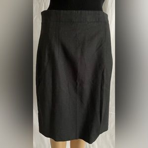 ❤️ Armani Black Wool Skirt Size 8